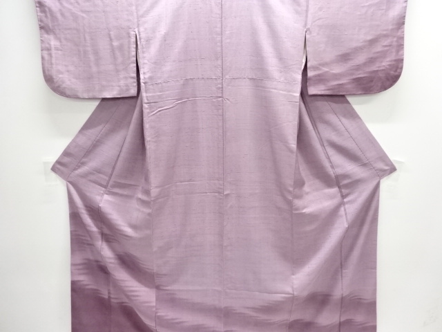 霞模様手織り節紬訪問着